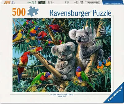Obrázek produktu pro Ravensburger 12000206, 500 kusů, Zvířata, 12 rok/roky