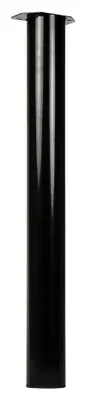 Immagine prodotto di Gamba del tavolo in acciaio rotondo nero 720 mm - Per pezzo
