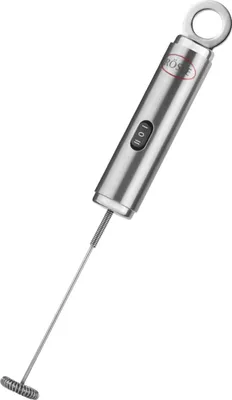 Elektrischer Milchaufschäumer, 2 Stufen, Edelstahl 18/10, 23 cm