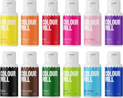 Produktbild von Colour Mill Lebensmittelfarbe Schnellstarter Set 12x 20ml