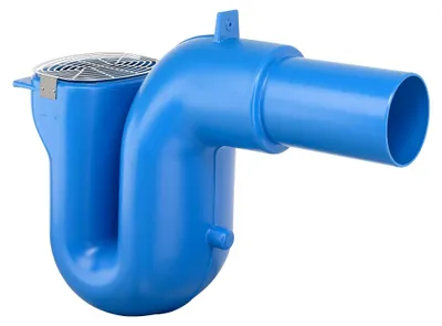Produktbild von Überlaufsiphon DN 200 mit Nagetiersperre aus Edelstahl für Zisternen und Regenwassertanks