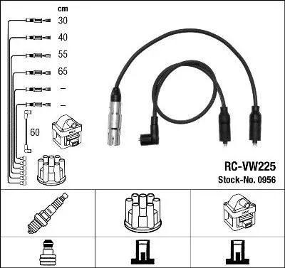 Zdjęcie produktu dla Przewody Wysokiego Naprzód Vw Polo/Seat