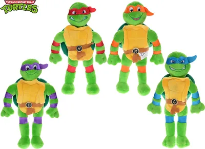 Produktbild von Ninja Turtles Plüschfiguren 22cm