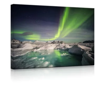 Produktbild von lightbox multicolor | LED Bilder | Gewaltiges Polarlicht | 60x40 cm | front lighted