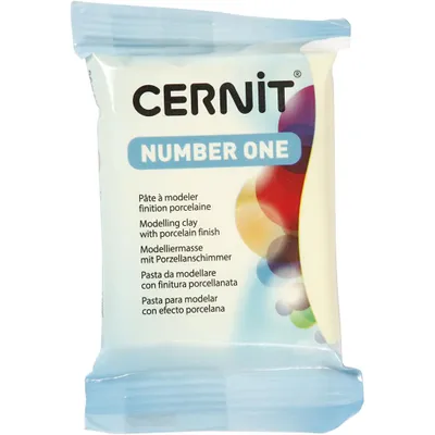 Produktbild von Cernit Polymer Clay N°1 Polymer-Ton Vanilla 56 g