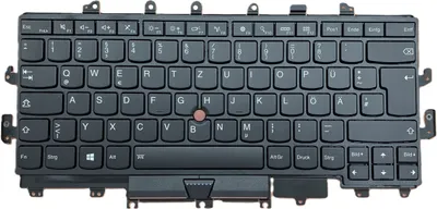 Produktbild von DEUTSCHE-Tastatur Keyboard mit Beleuchtung kompatibel für Lenovo X1 Yoga 1th Gen 2016 Serie