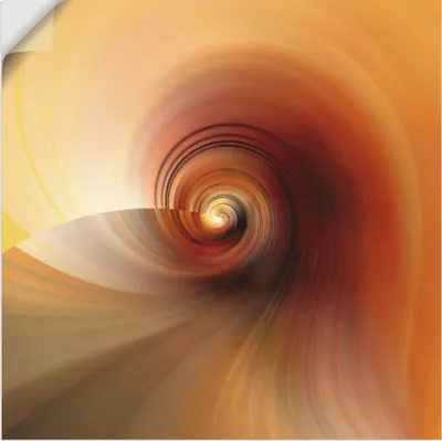 Produktbild von ARTland Wandbild, selbstklebend Abstraktes in Creme Größe: 40x40 cm