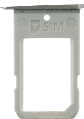 Produktbild von Simkarten Halter für Samsung Galaxy S6 Edge (SM-G925F), Schwarz