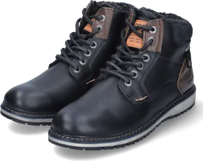 Produktbild von Tom Tailor  Herrenschuhe Stiefel Warmfutter Schnürstiefel Schwarz Freizeit, Schuhgröße:45 EU