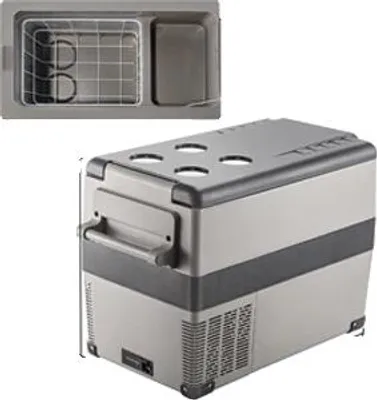 Produktbild von Tragbarer Kühlschrank, effiziente Kühlung, Dual-Voltage-Kompatibilität, 45L