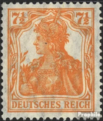 Produktbild von Briefmarken Deutsches Reich 1916 Mi 99a mit Falz Germania Wz 1 / Ergänzung-Werte