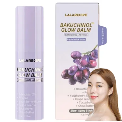 Zdjęcie produktu dla Rozświetlacz przeciwzmarszczkowy w sztyfcie LalaRecipe Bakuchinol Glow Balm