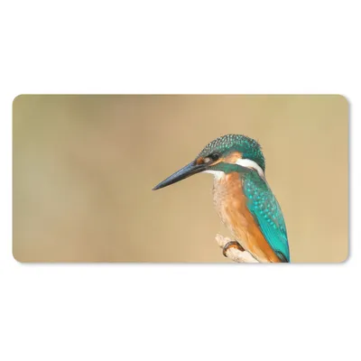 Produktbild von MuchoWow® Schreibtischunterlage Eisvogel - Tiere - Vogel 80x40 cm - XXL Mauspad - Gaming Mauspad
