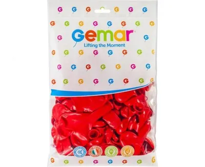 Zdjęcie produktu dla Balony Serca Czerwone, 25cm, 50 szt.