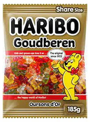 Zdjęcie produktu dla Złote misie Haribo - 20 x 185 gramów