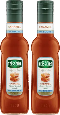 Produktbild von Mathieu Teisseire Getränke-Sirup Caramel 0% Zucker 0,25L (2er Pack)