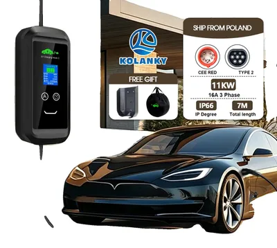 Obrázek produktu pro Nabíječka pro elektromobily, výkon 11 kW, inteligentní ovládání přes Wi-Fi, 11 kW, typ 2