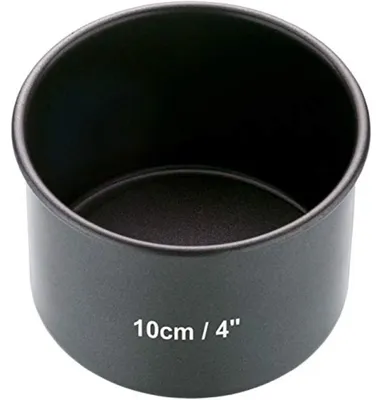 Produktbild von Springform Tortenform Pastetenform - Kohlenstoffstahl - Mini rund 10 cm - Tiefe 7 cm - Grau