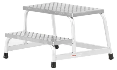 Produktbild von Hymer Maschinentritt Aluminium-Lochblech R13 2 Stufen
