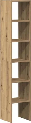 Obrázek produktu pro vidaXL Regály na knihy 2 ks stohovatelné řemeslné dubové 30x30x80 cm