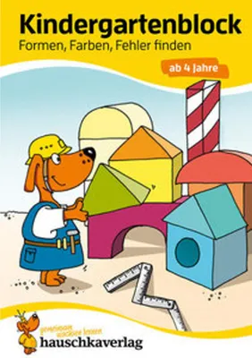 Immagine prodotto di Kindergartenblock - Formen, Farben, Fehler finden ab 4 Jahre