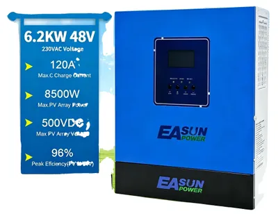 Produktbild von Hybrid-Solarwechselrichter, reine Sinuswelle, MPPT-Technologie, 220-240V, 48V