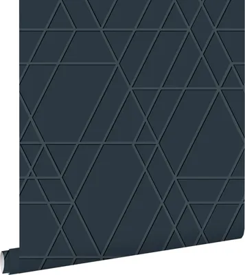 Immagine prodotto di ESTAhome carta da parati 3D grafico blu scuro 50 x 900 cm