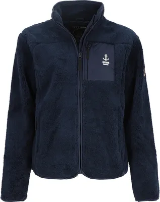 Produktbild von Lizzard Sports Damen Sherpafleece-Jacke mit Windbreaker - Fleecejacke mit Stehkragen in Navy Größe M