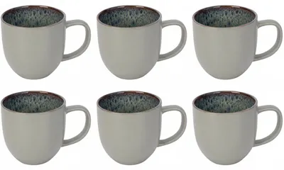 Produktbild von Cosy & Trendy Kaffeetassen Onna Sand-Grün 340 ml - 6 Stück