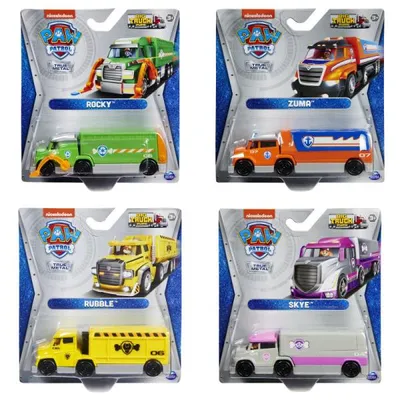 Produktbild von PAW Patrol , True Metal Rocky Druckguss-Spielzeug-Truck zum Sammeln, Big Truck Pups-Serie, Maßstab 1:55, Kinderspielzeug, LKW, 3 Jahr(e), Metall, Grün, Orange