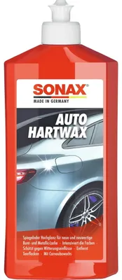 Produktbild von SONAX Auto Hart Wax 500ml KFZ Lack Pflege Carnauba Wachs entfernt Teerflecken