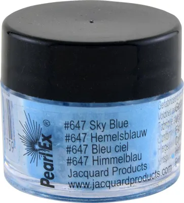 Produktbild von Jacquard Pearl Ex Pigment himmelblau 3 g kreatives Pulver