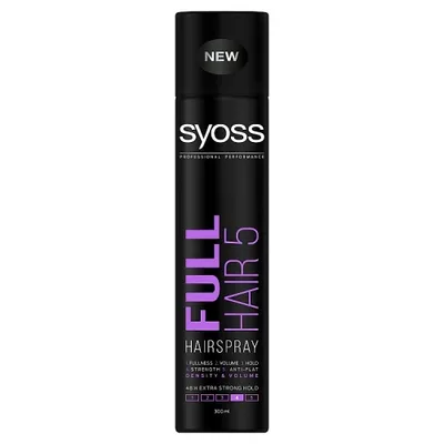 Zdjęcie produktu dla Syoss Full Hair Lakier do włosów Extra Strong, 300ml