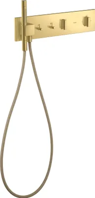 Produktbild von Thermostatmodul AXOR ShowerComposition UP 470 / 110 2 Verbraucher brushed brass brushed brass