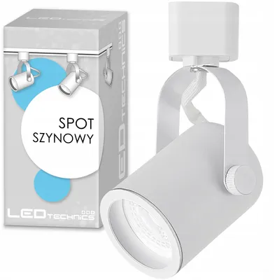 Image de LEDTechnics Spot 9330 Projecteur de Plafond GU10 Blanc