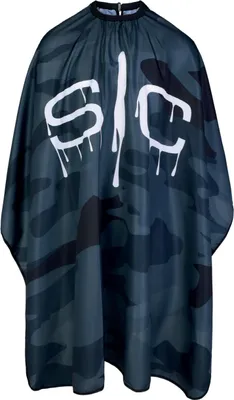 Produktbild von Stylecraft Haarschneideumhang Camouflage Black