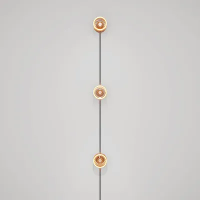 Immagine prodotto di Creative Cables - Lampada da parete Spostaluce con spina e 3 lampadine Ghost