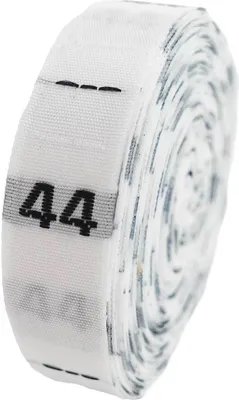 Textiletiketten Labels 40 x 10 mm Gr. 44 weiß
