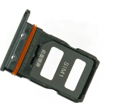 Produktbild von Simkarten Halter für Xiaomi Mi 12 - Tray Fach Schublade Schlitten Grau