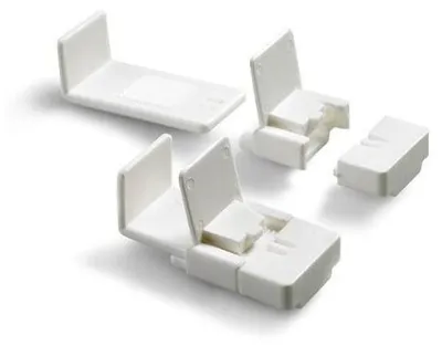 Produktbild von Interdeco Klemmträger / Klemmbefestigung als Seitenführung Weiß, Typ Simple