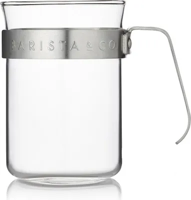 Produktbild von Kaffeeglas 2er-Set, Silber - Barista & Co