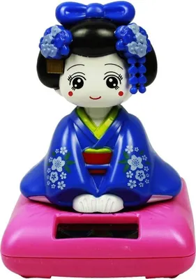 Image de Figurine solaire à secouer Geisha