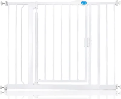 Produktbild von Bettacare Auto Close Haustiergitter, 103.8cm - 110.8cm, Weiß
