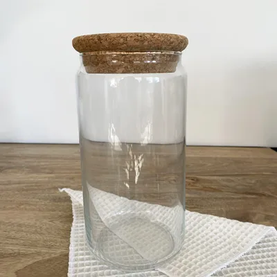 Image de Bocaux en verre avec bouchon en liège - Taille au choix