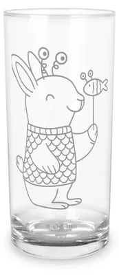 Produktbild von Mr. & Mrs. Panda Wasserglas Fische Astrologie 400 ml - Transparent - Geschenk, Longdrinkglas, Geschenkidee Zum Geburtstag, Geburtstagsgeschenk, Glas, Sternzeichen