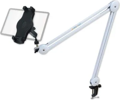 Produktbild von keepdrum Gelenkarm-Stativ MS138 weiss mit Smartphone-Tablet-Halter