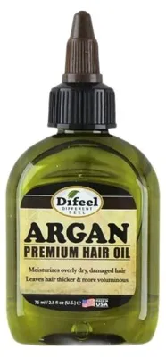 Produktbild von Haaröl, Difeel, Arganöl Natural Premium, Feuchtigkeitspflege, Glättung, Glanz, 75 ml