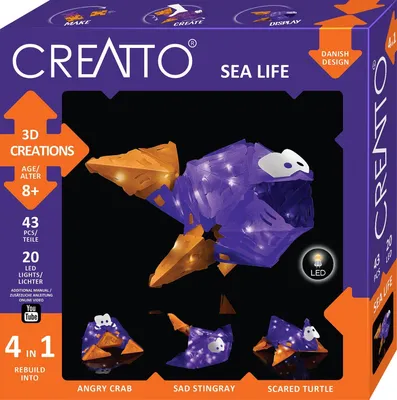 Zdjęcie produktu dla Creatto Świecący zestaw konstrukcyjny Morski Świat Kosmos