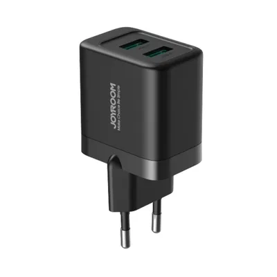 Immagine prodotto di Joyroom Caricatore Di Rete Jr-Tcn01 2Xusb-A 12W 2,4A - Nero
