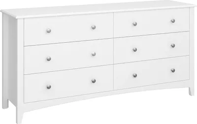 Produktbild von Mulon Kommode 6 Schubladen weiß rein.